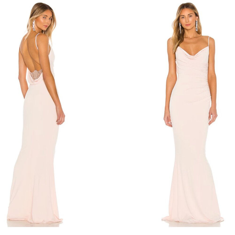 Revolve Katie May Surreal Dress in Blush
